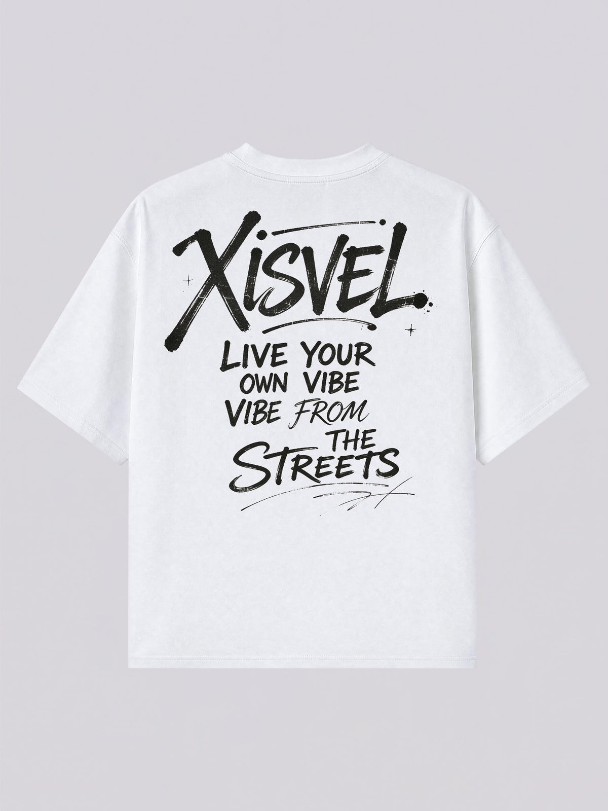 Graffiti Letter Short Sleeve T-Shirt