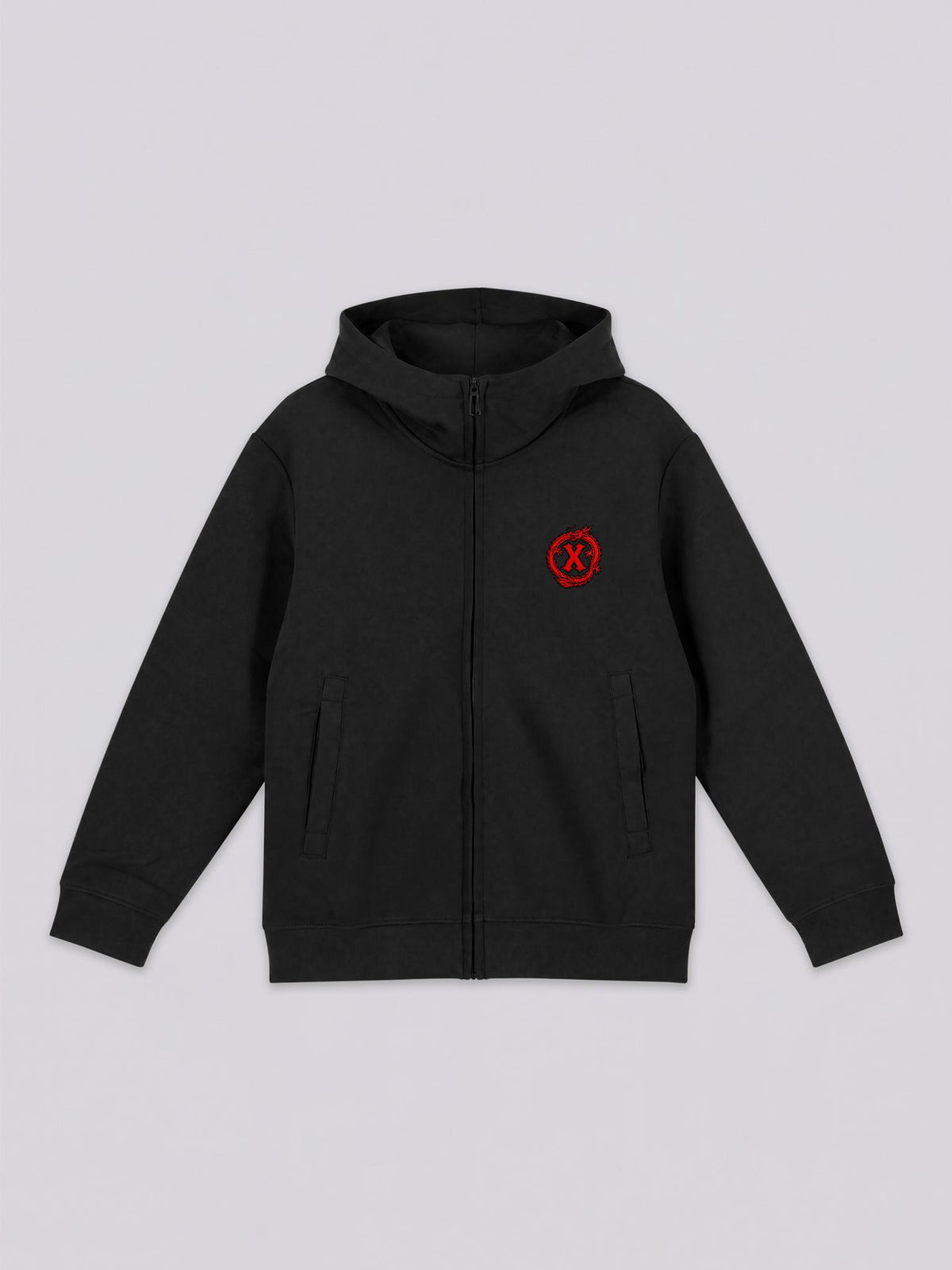 Unisex Dragon 32 Graphic Full Zip Hoodie