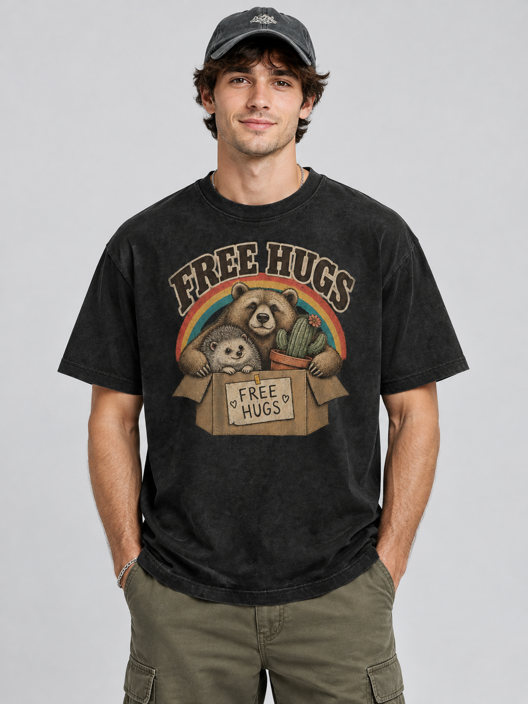Forbidden Cats "Free Hugs"-Shirt