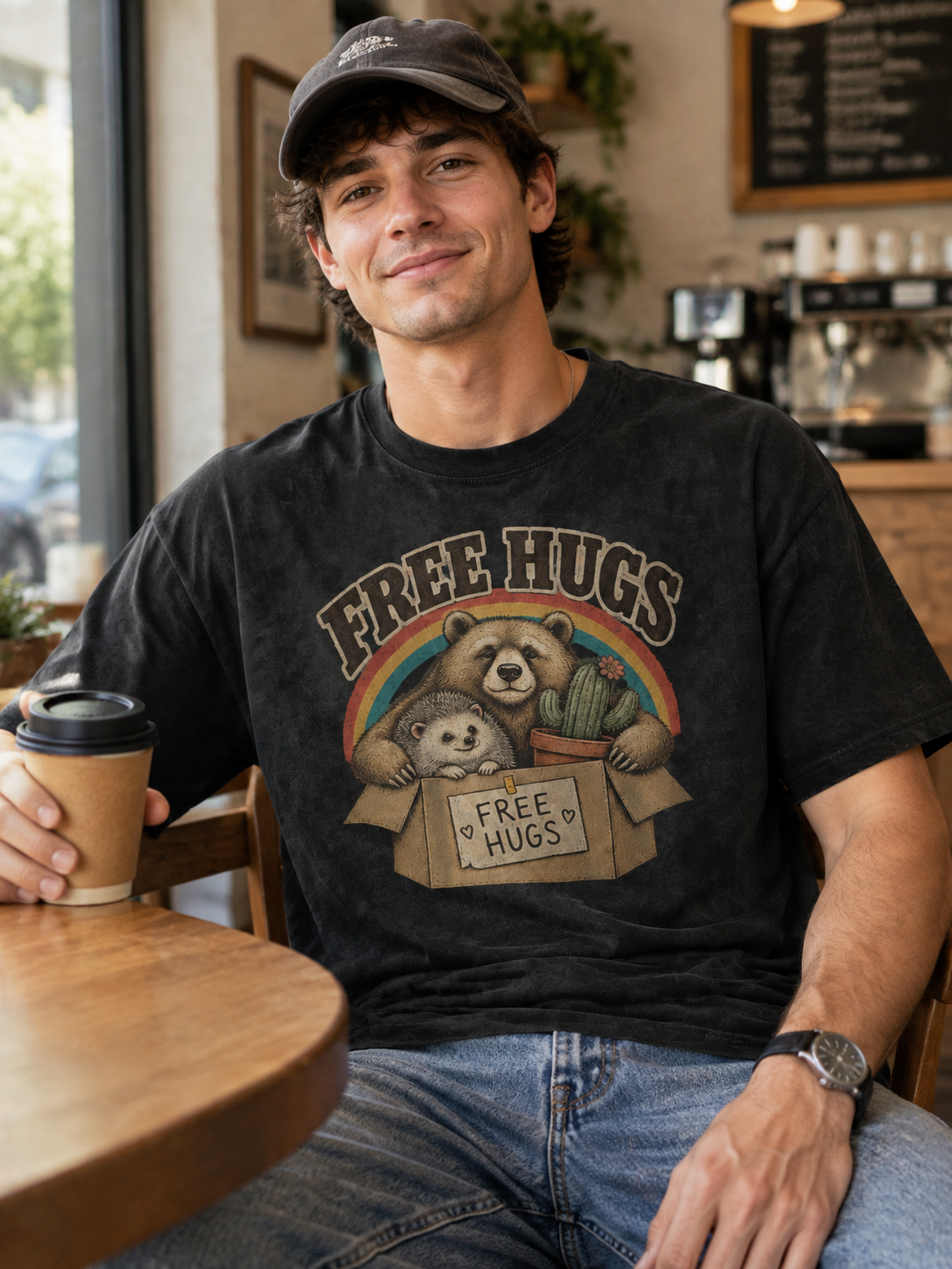 Forbidden Cats "Free Hugs"-Shirt