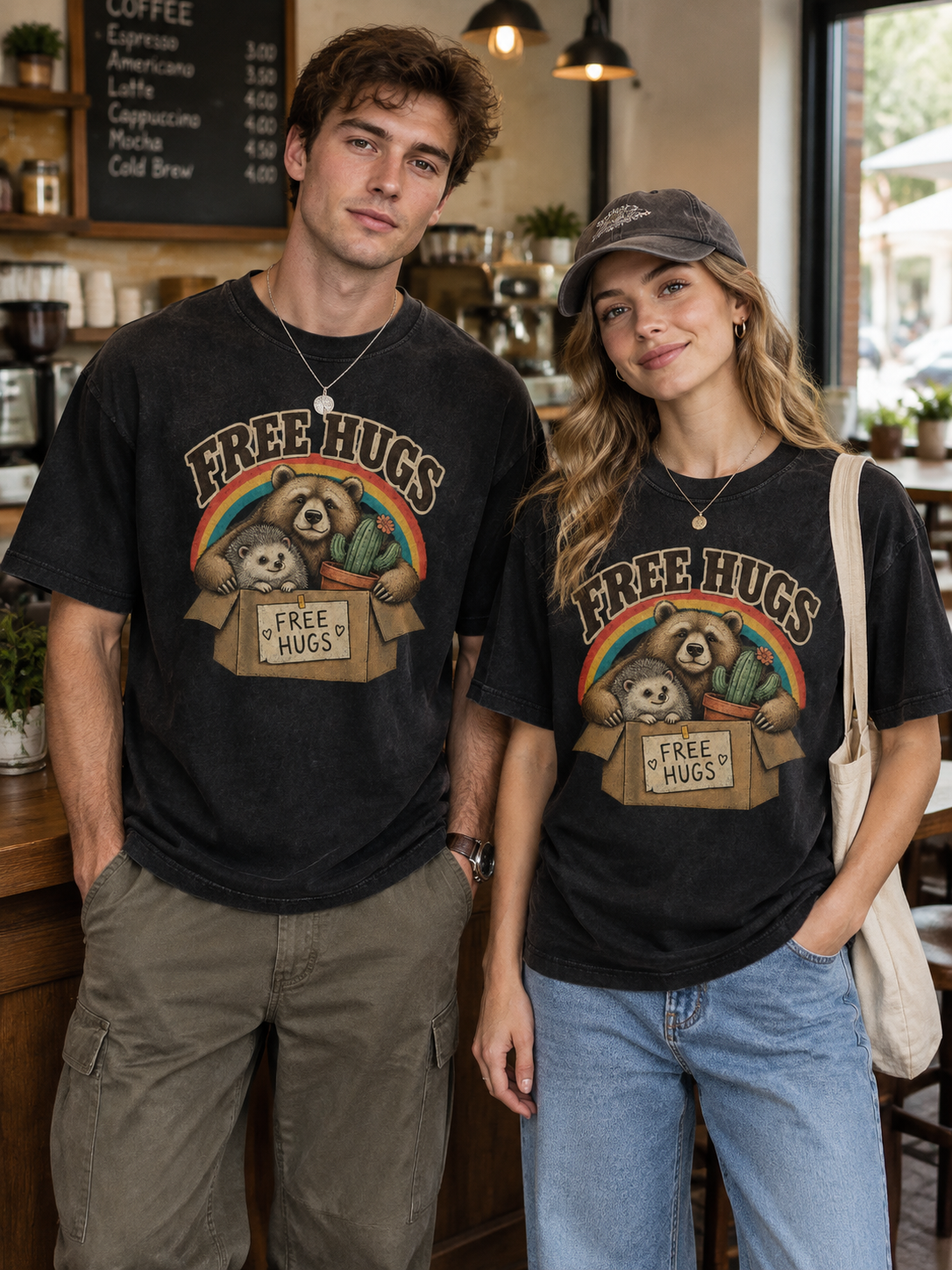 Forbidden Cats "Free Hugs"-Shirt