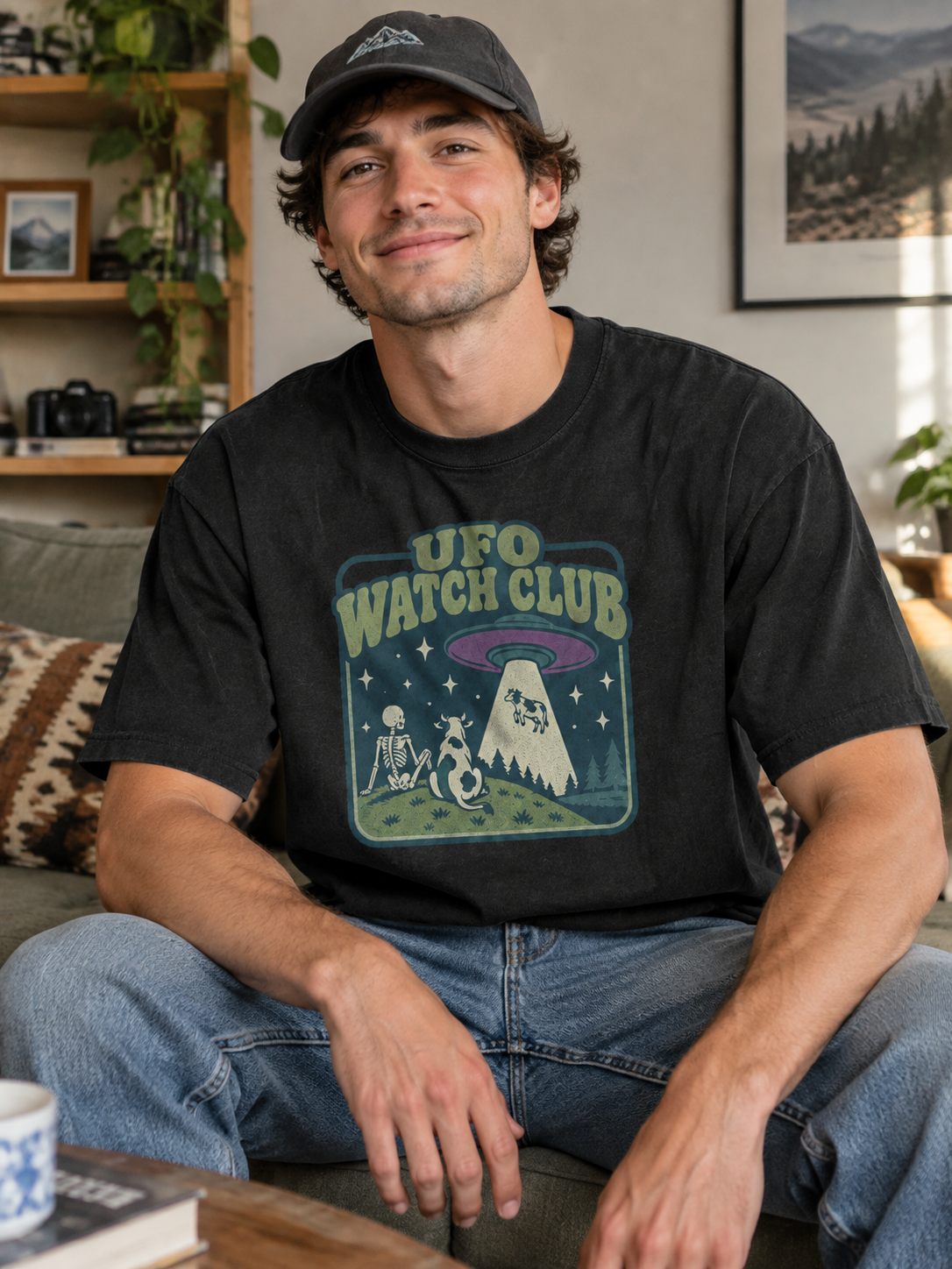 Paranormal "UFO Watch Club"-Shirt
