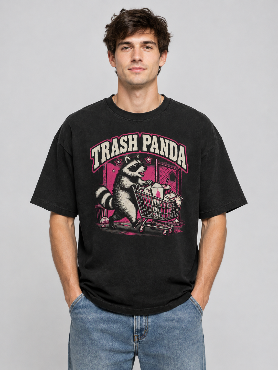 Live Fast Eat Trash "Trash Panda"-Shirt