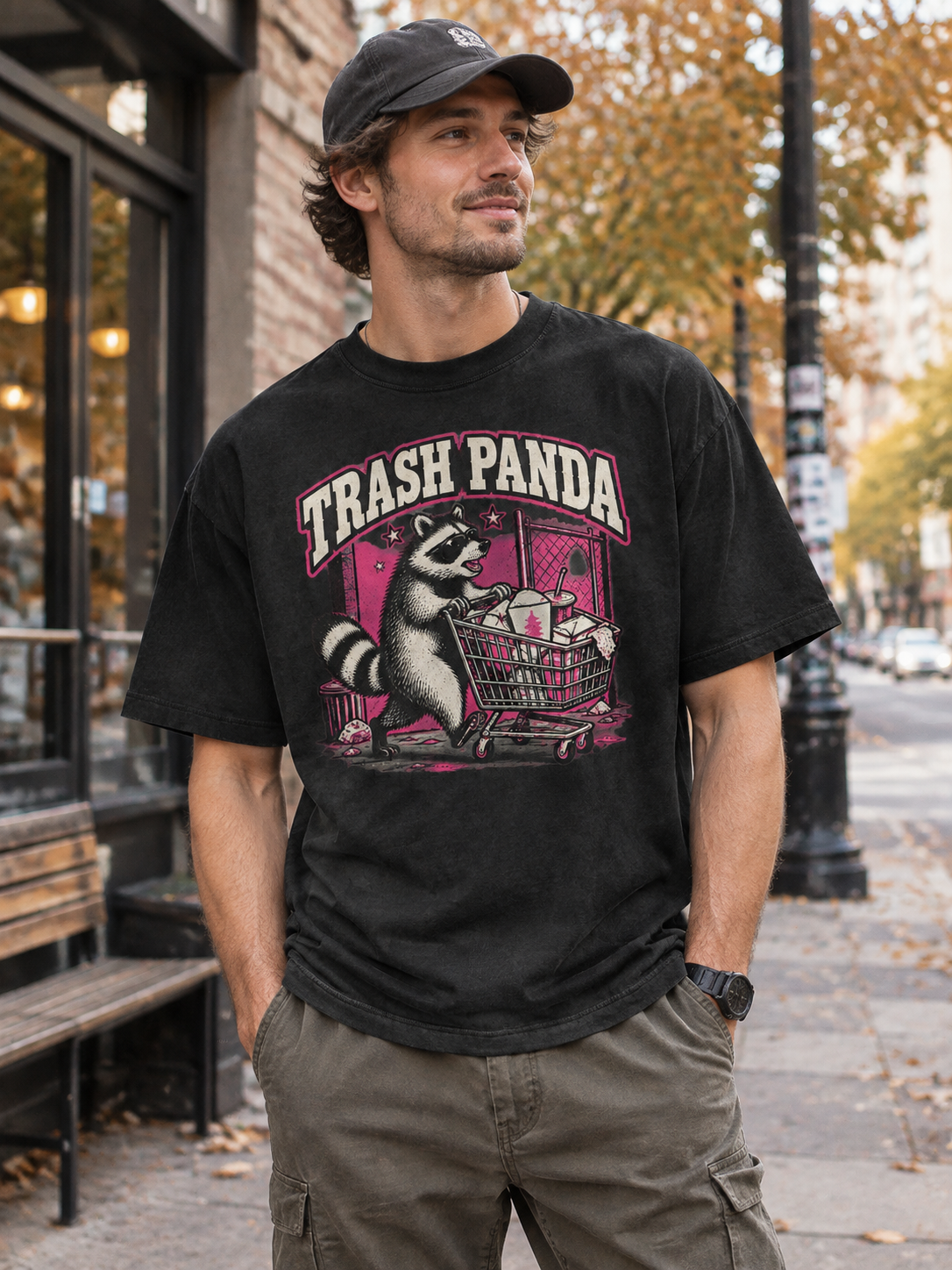 Live Fast Eat Trash "Trash Panda"-Shirt