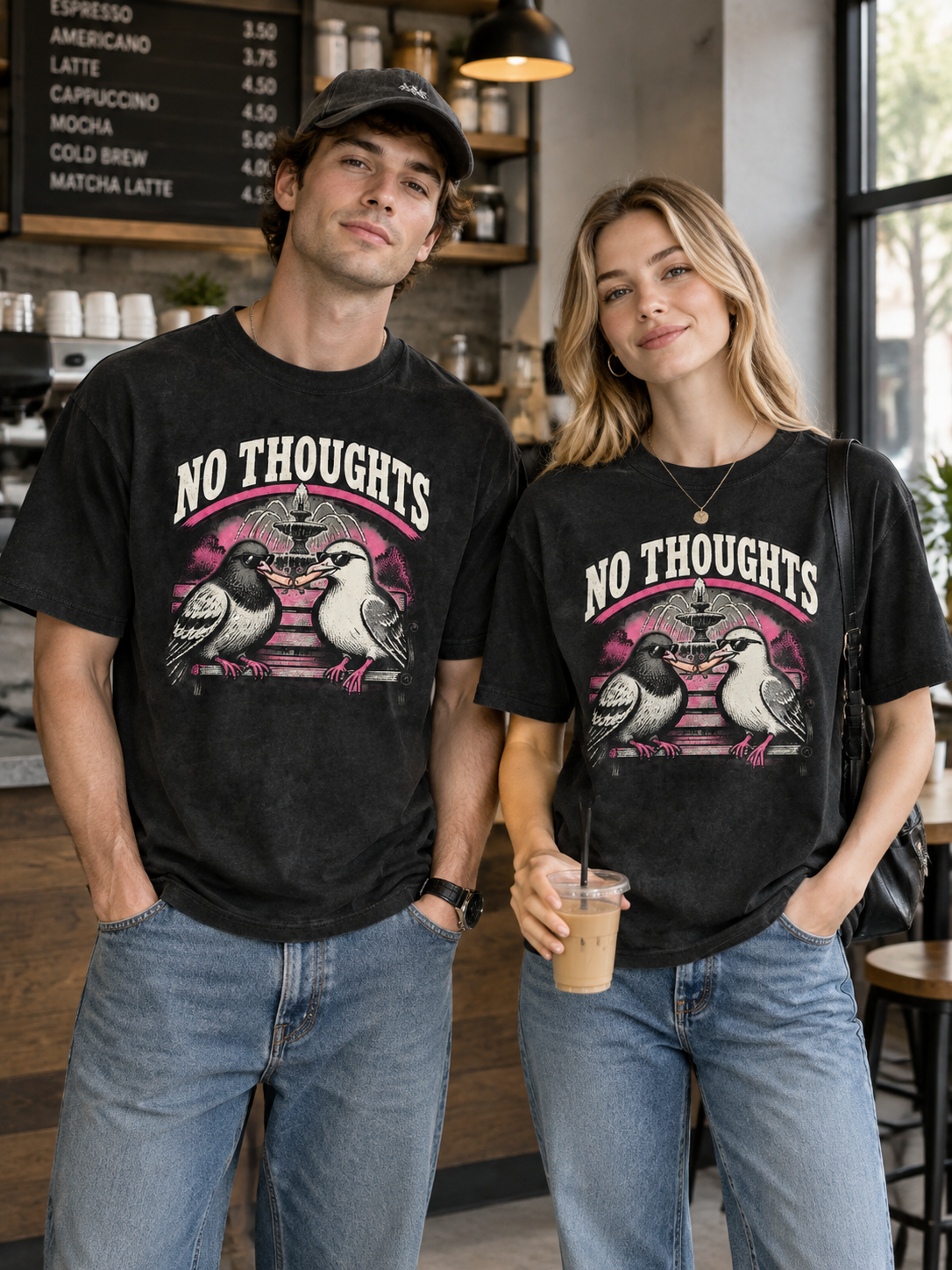 Live Fast Eat Trash "No Thoughts"-Shirt