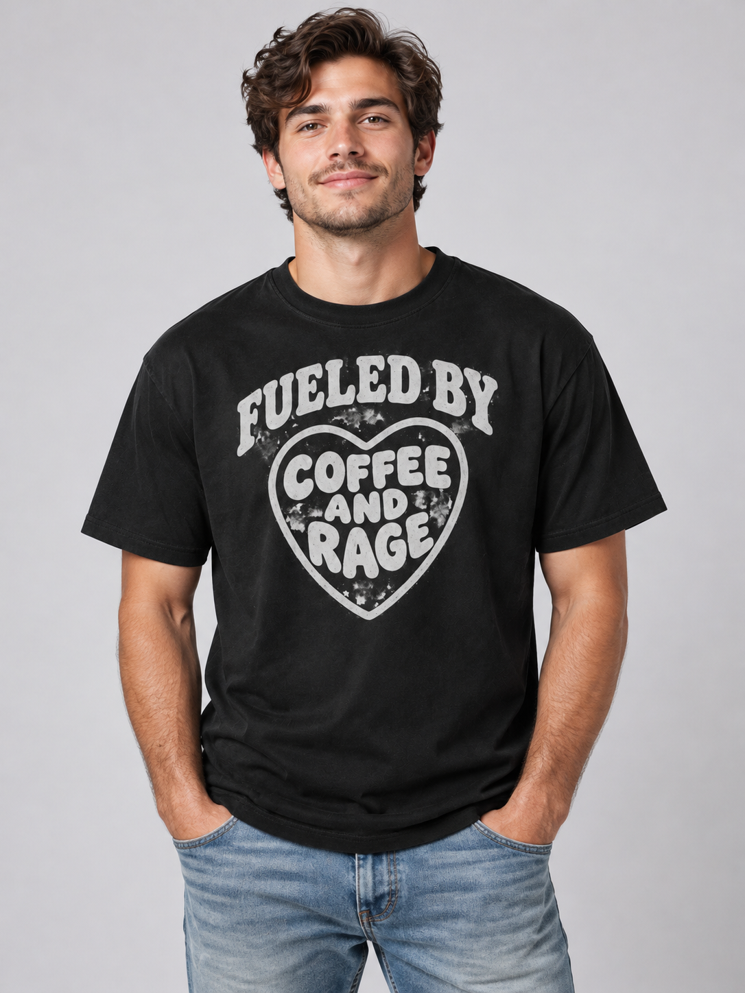 Purely Spite "Fueled By Coffee And Rage"-Shirt