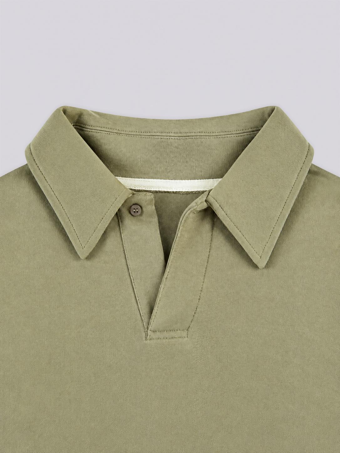 Unisex Vintage 23 Polo Collar Pullover Sweatshirt