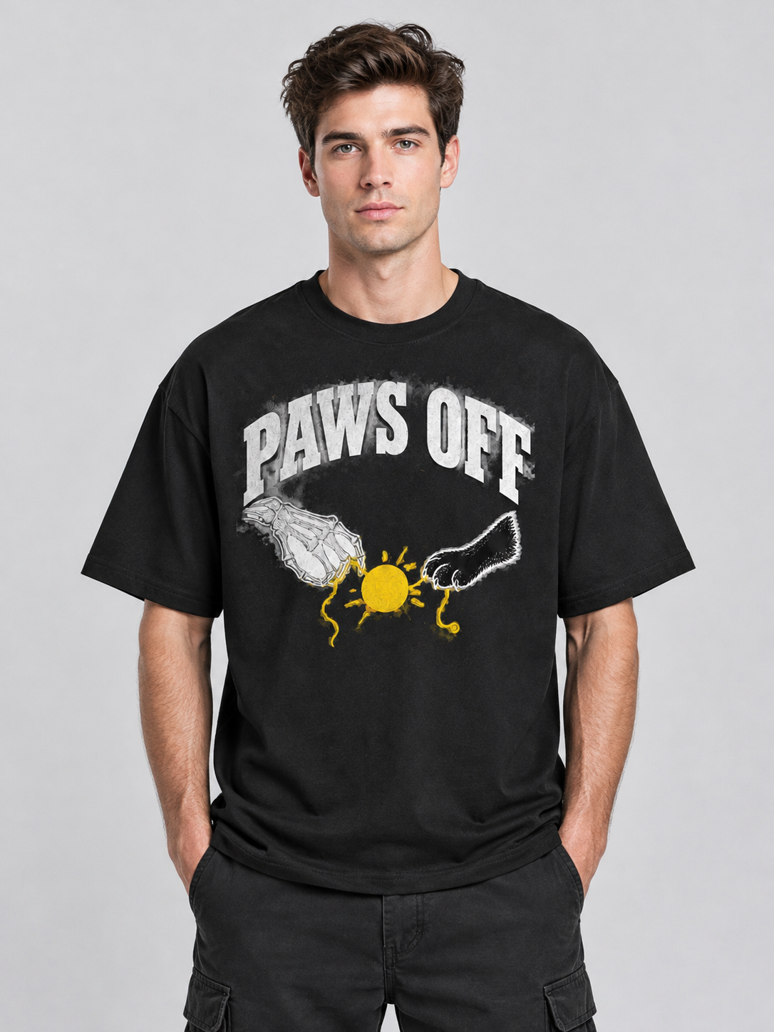 Spooky Boop "Paws Off"-Shirt
