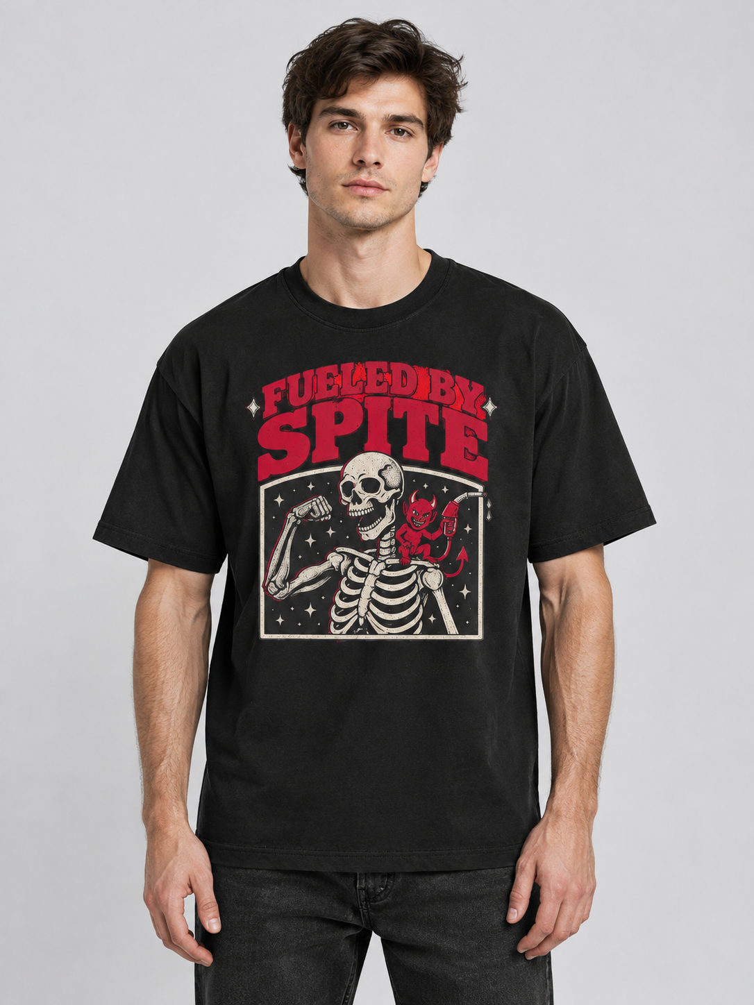 Staying Alive "Fueled By Spite"-Shirt