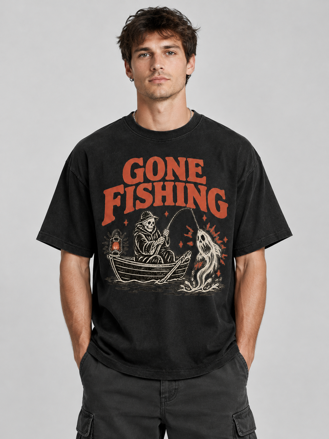See You Later "Gone Fishing"-Shirt