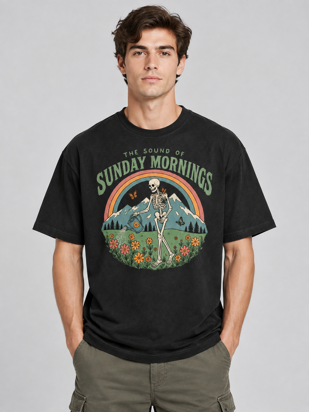 Sound Of Existential Read "The Sound Of Sunday Mornings"-Shirt