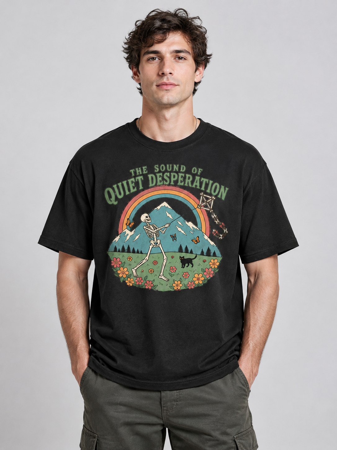 Sound Of Existential Read "The Sound Of Quiet Desperation"-Shirt