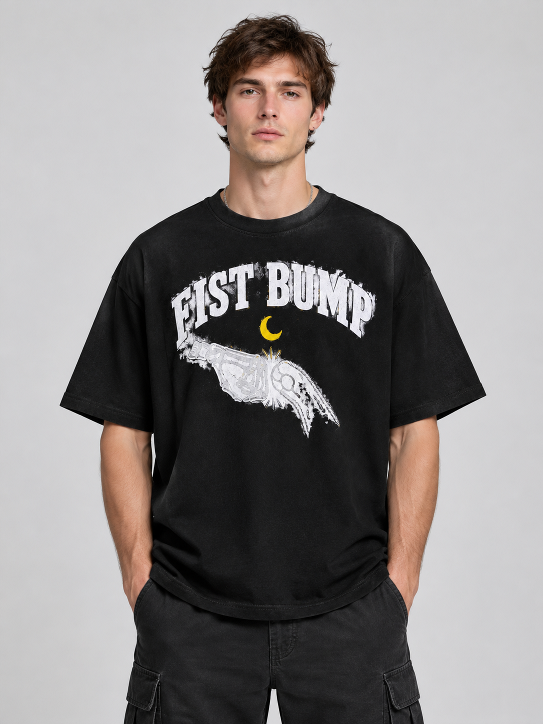 Spooky Boop "Fist Bump"-Shirt