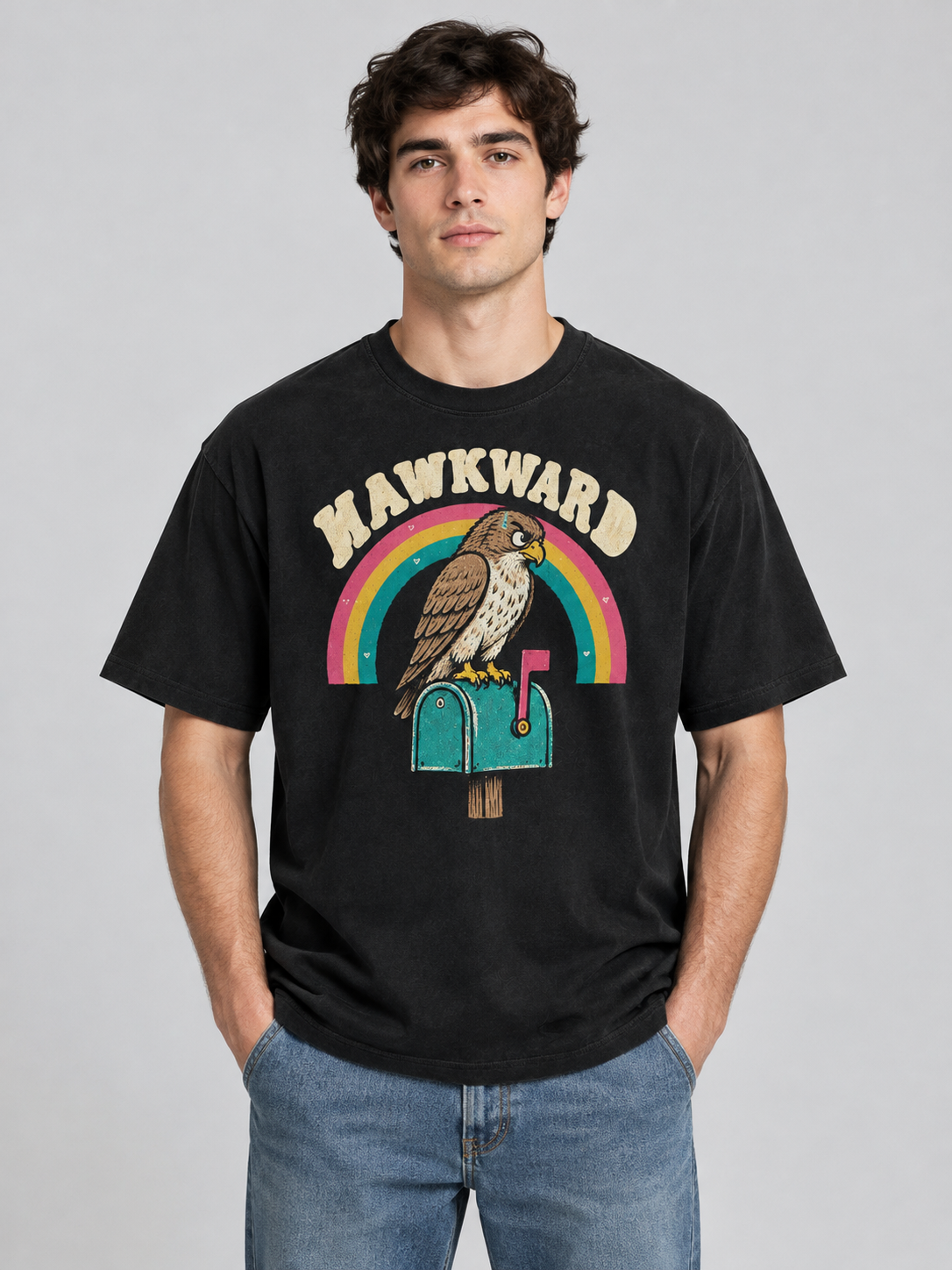 Trash Talker "Hawkward"-Shirt
