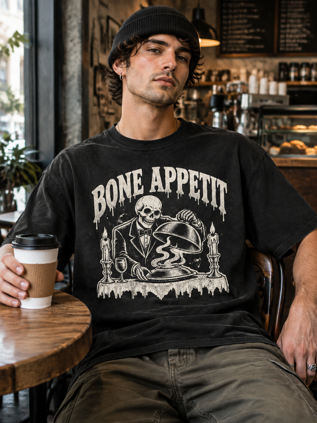 Death By Pizza "Bone Appetit"-Shirt