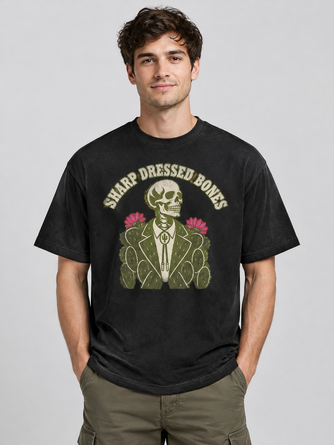 Don't Be A Prick "Sharp Dressed Bones"-Shirt