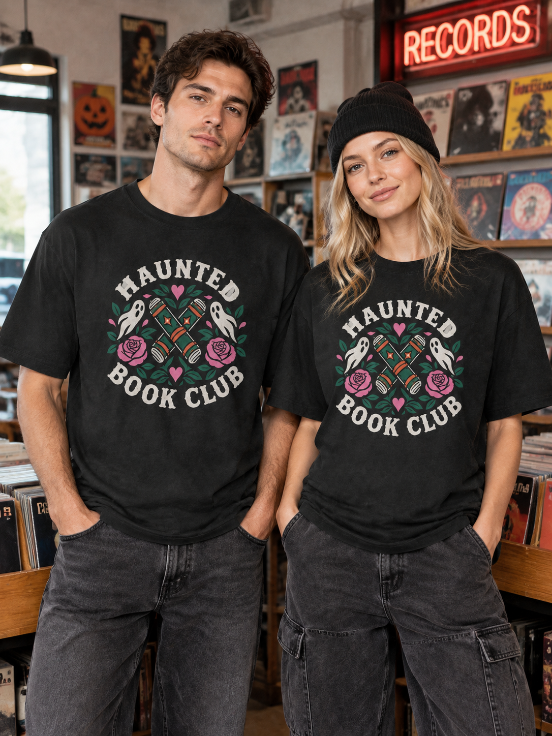 True Crime Club "Haunted Book Club"-Shirt