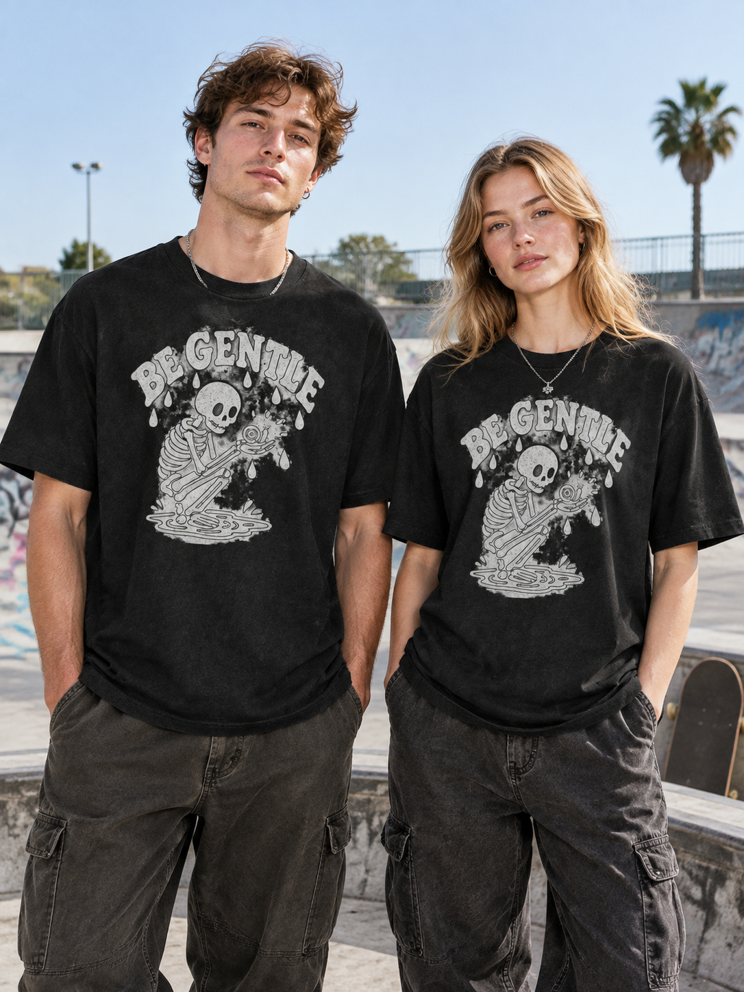 Empathy Is More Rebellious "Be Gentle"-Shirt