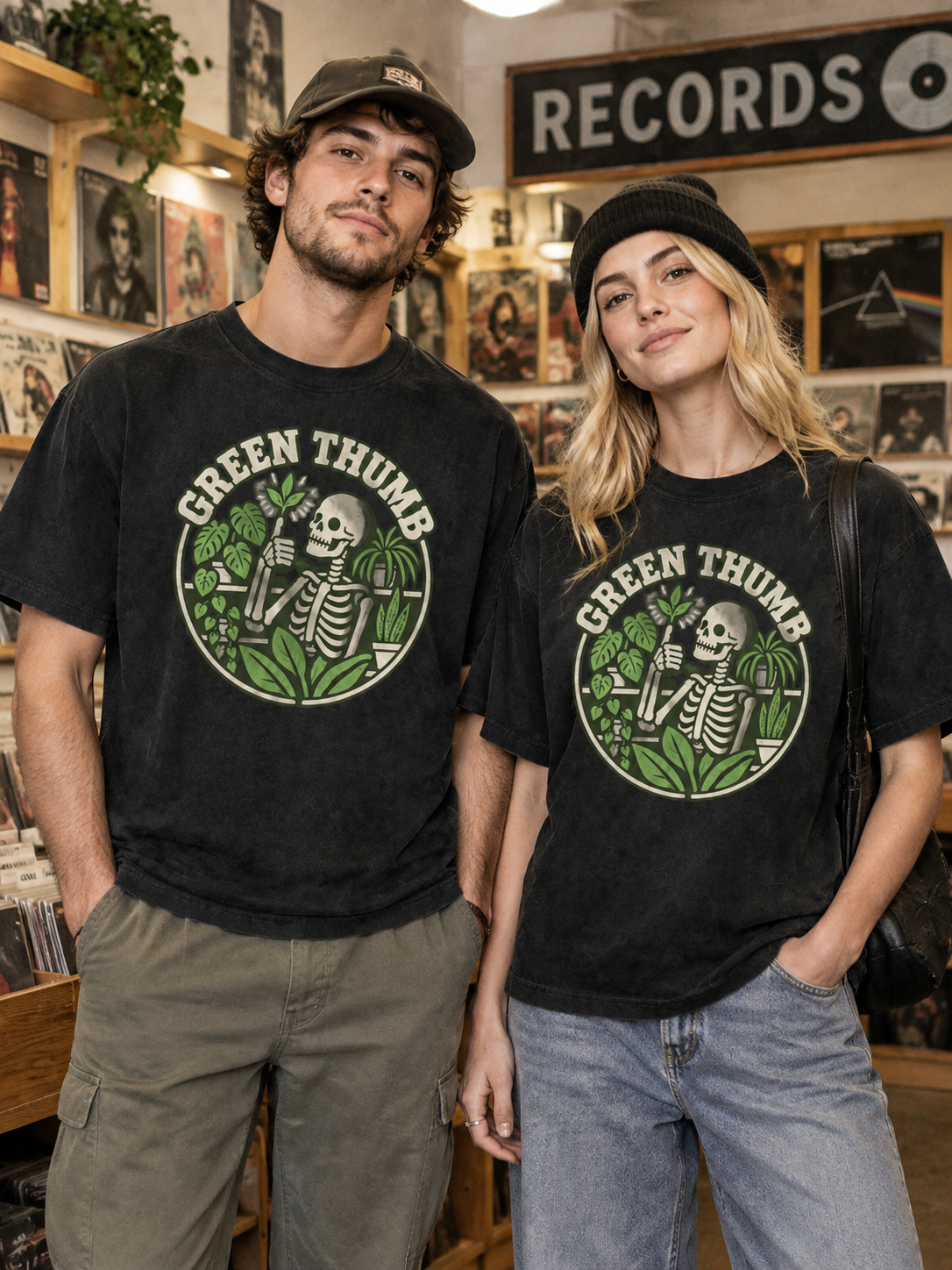 Feel Alive "Green Thumb"-Shirt