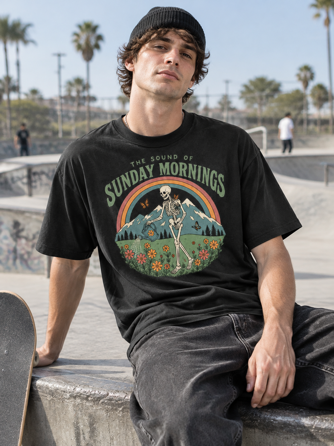 Sound Of Existential Read "The Sound Of Sunday Mornings"-Shirt