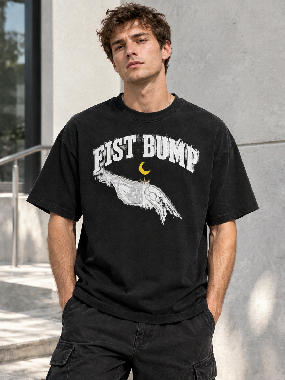 Spooky Boop "Fist Bump"-Shirt