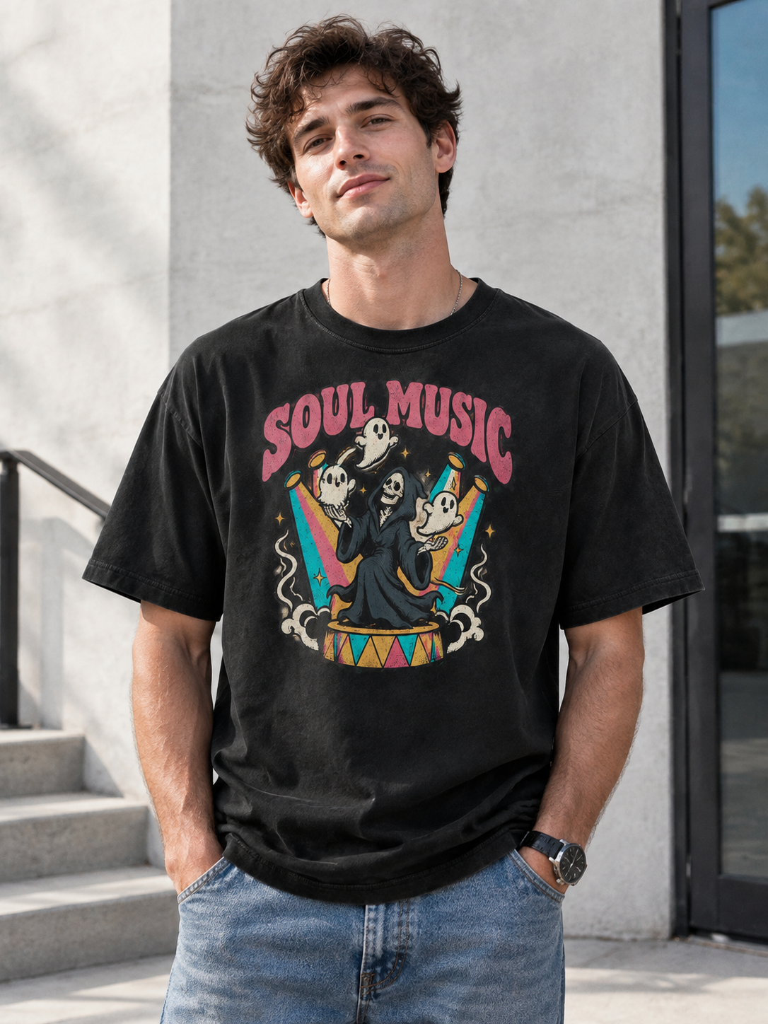 Death Metal "Soul Music"-Shirt