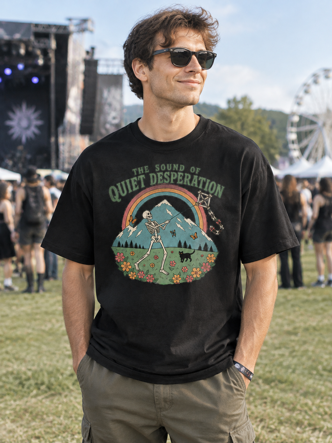 Sound Of Existential Read "The Sound Of Quiet Desperation"-Shirt