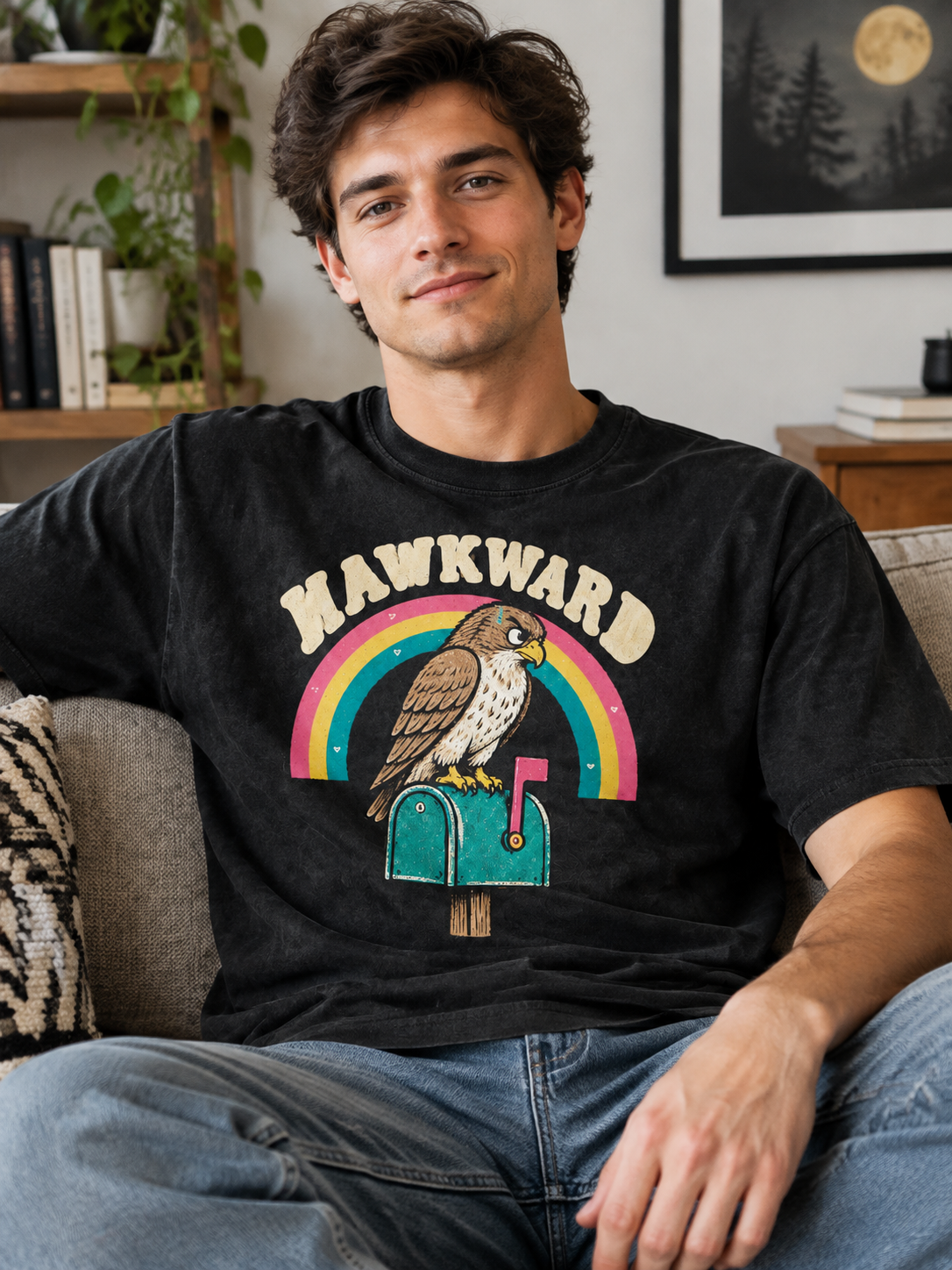 Trash Talker "Hawkward"-Shirt