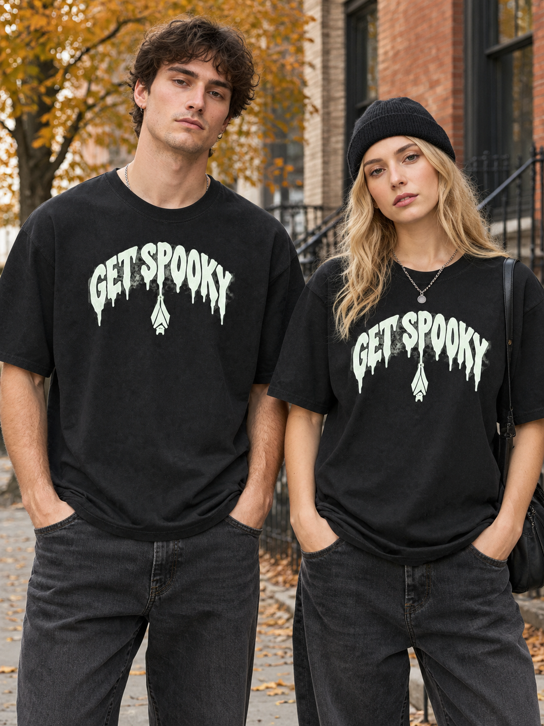 Stay Weird "Get Spooky"-Shirt