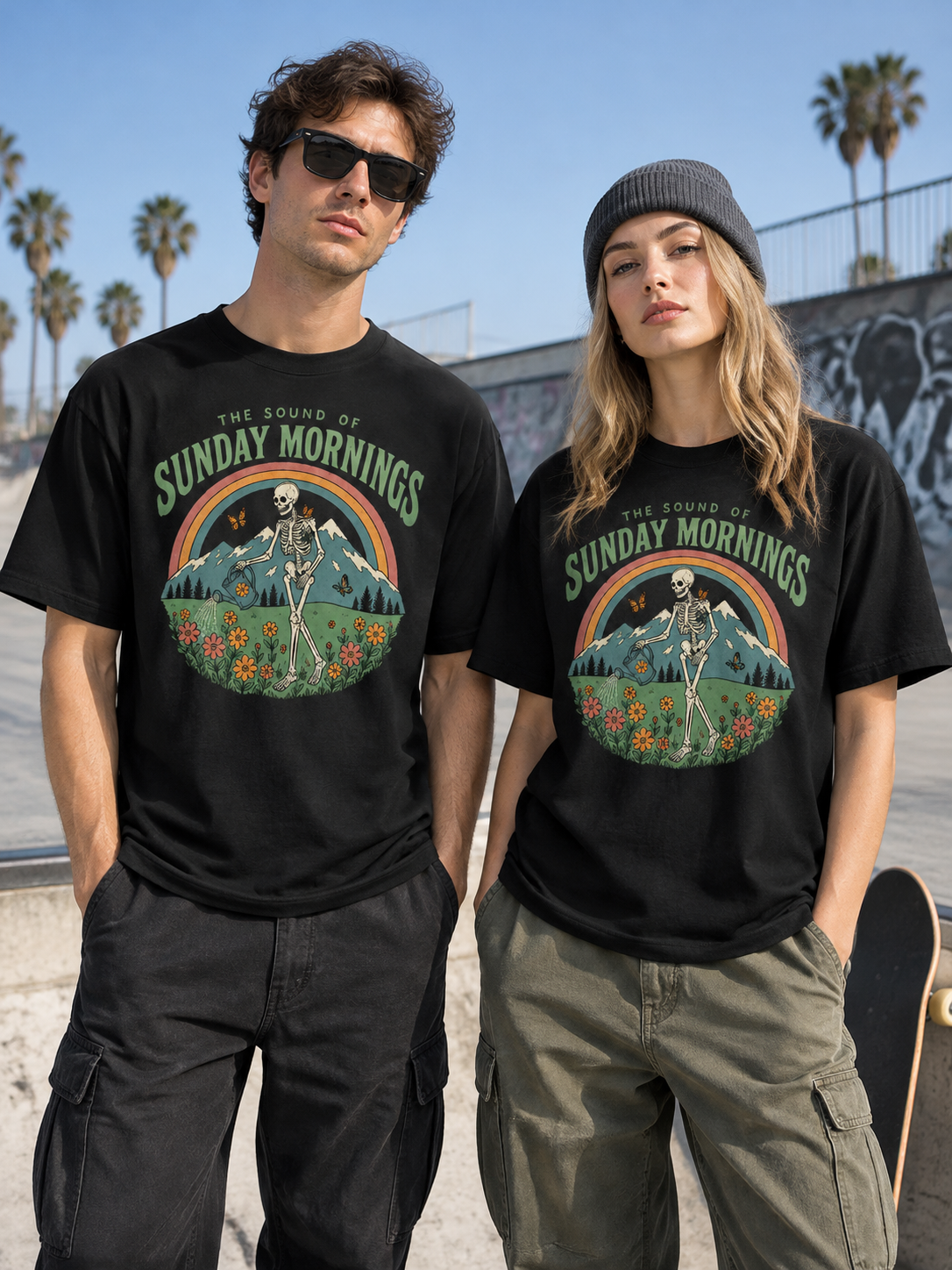 Sound Of Existential Read "The Sound Of Sunday Mornings"-Shirt