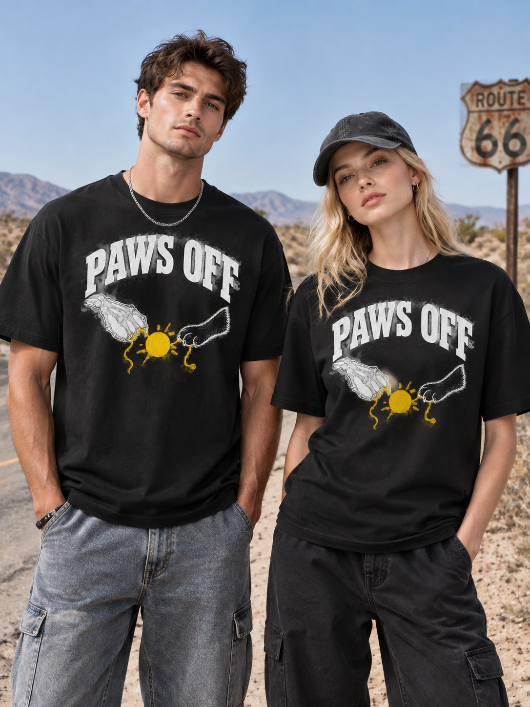 Spooky Boop "Paws Off"-Shirt