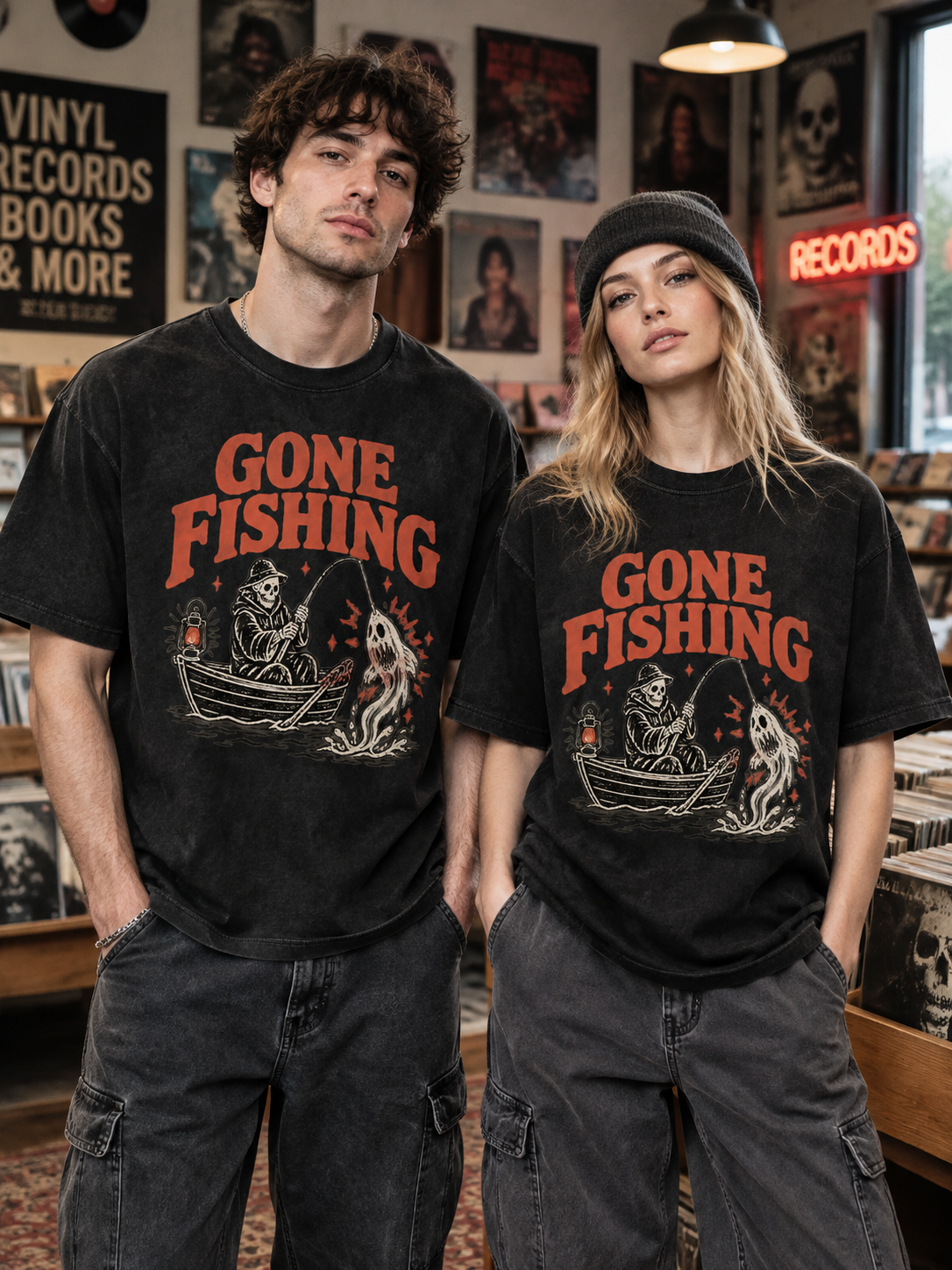 See You Later "Gone Fishing"-Shirt