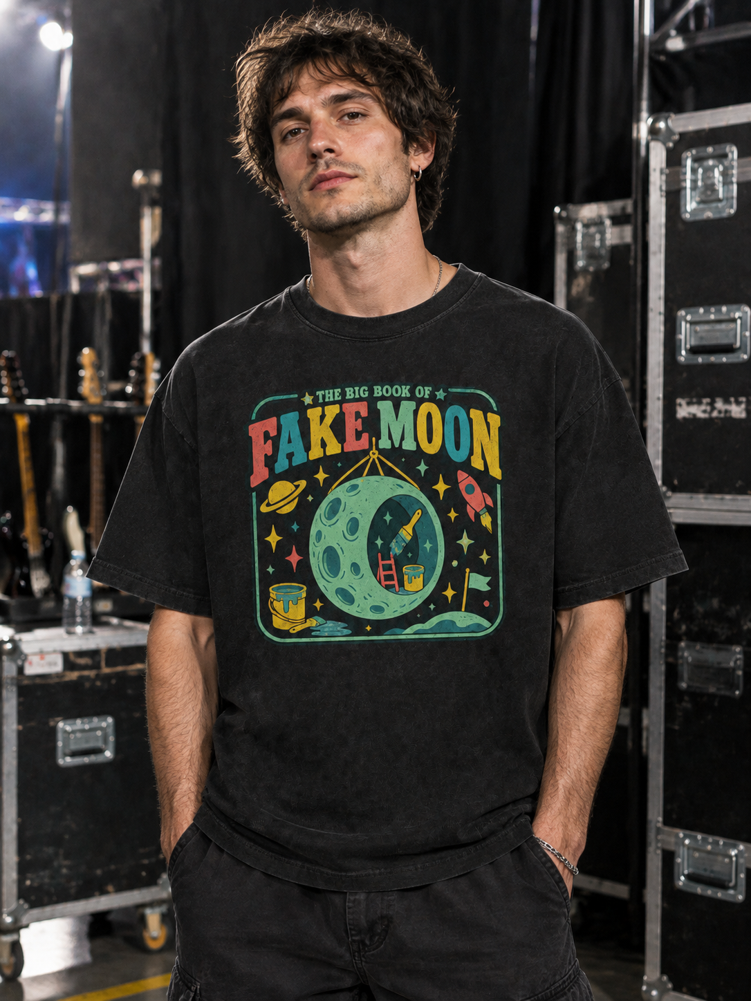 Conspiracy Theories "Fake Moon"-Shirt