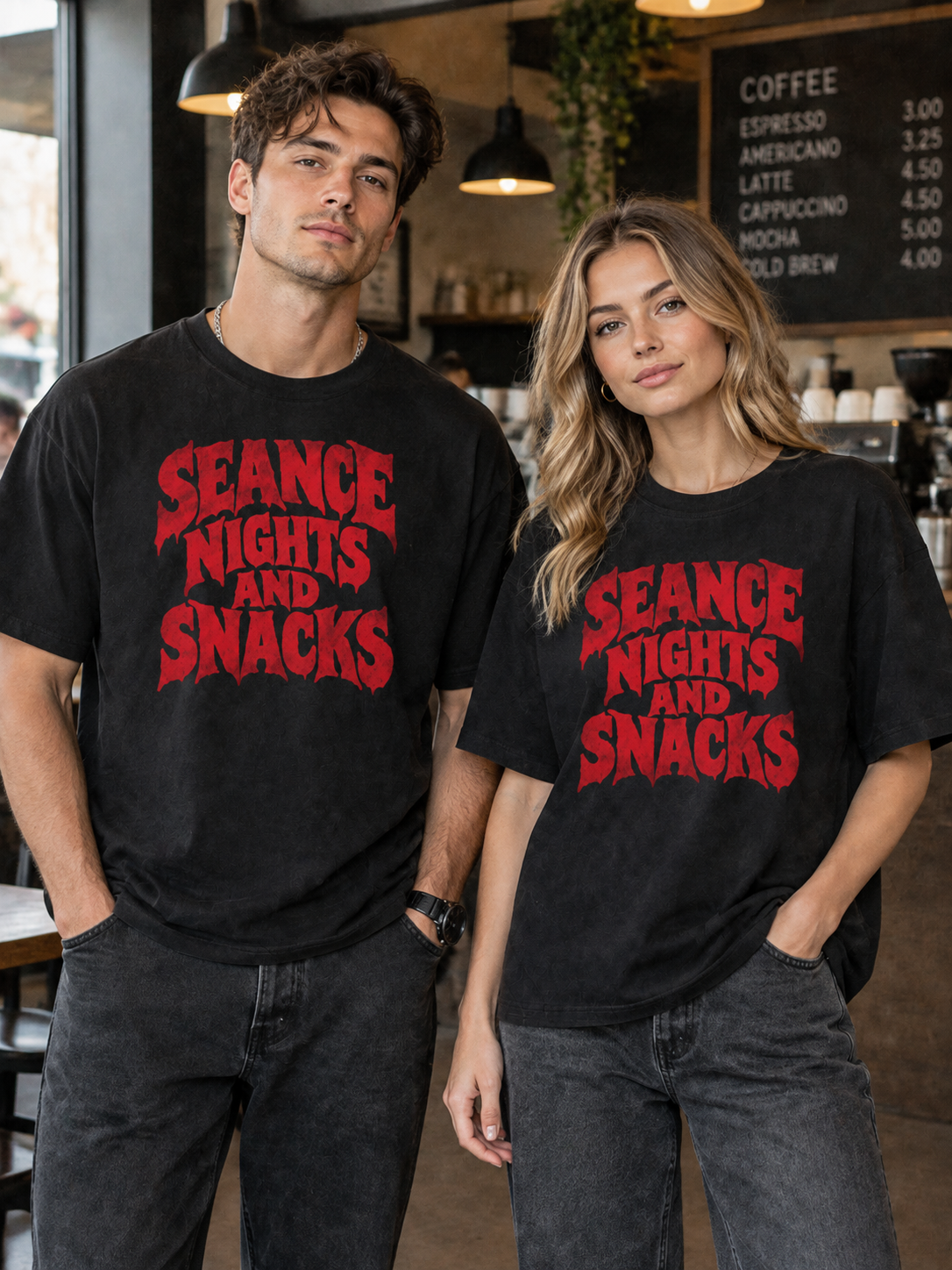 Serial Killer Documentaries And Chill "Seance Nights And Snacks"-Shirt
